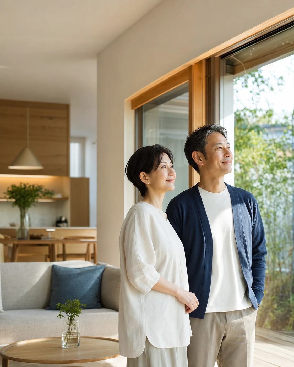 これからの暮らしを相談するご夫婦